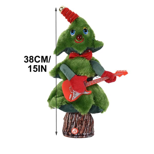 Leksaksjulgran som kan sjunga och dansa julklappar ornament leksaker[D] B