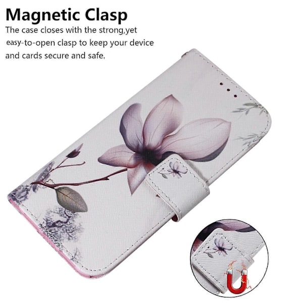 Pengepung til Xiaomi Poco C75 4G/Redmi 14R 5G/14C 4G med Mønsterprint i Læder Multicolor Style E