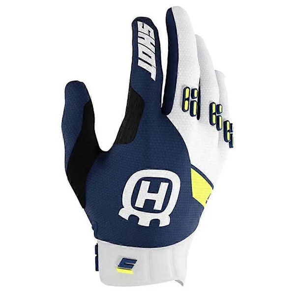 Husqvarna Moto Handskar Top Navy MX Motorcykelhandskar Offroad Motocross Handskar MTB Dirt Bike Handskar 2024 Blue XL