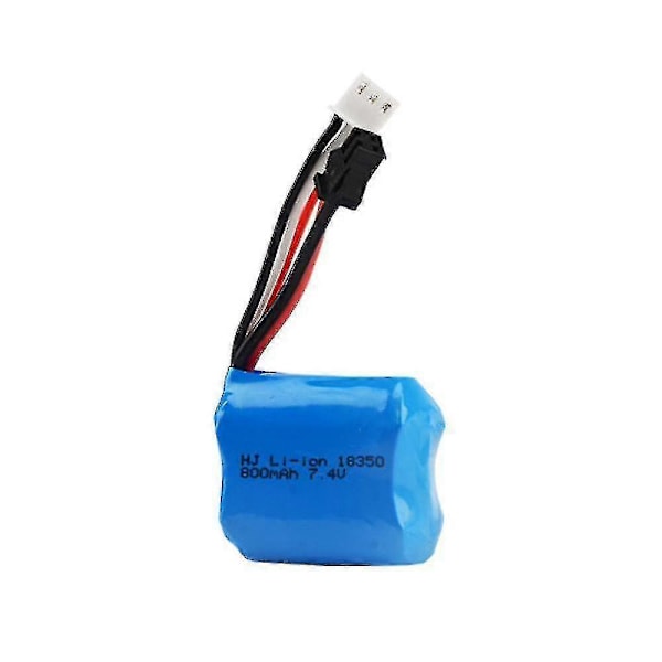 7.4V 800mAh 18350 Li-ion akku H100 H102 H106 7.4V akkuun Jjrc S1 S2 S3 S4 S5 nopeaan RC-veneeseen[D]