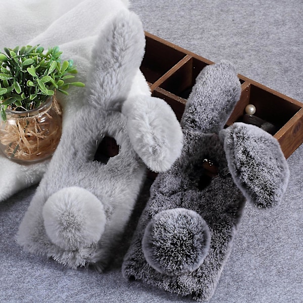 Plush TPU-fodral i kaninform för Samsung Galaxy S9+ SM-G965 -dd