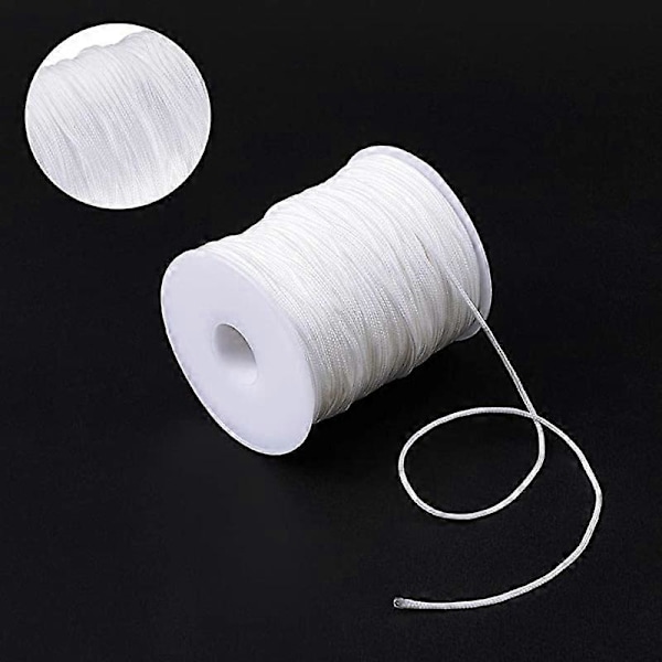 1,8 mm Vertikal Gardiner Snor Hvid Blind Snor Udskiftningstilbehør Nylon Snor Gardintilbehør 2 Meter[D]