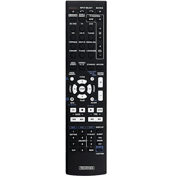 Axd7565 Korvaava Kaukosäädin Pioneer Vsx-324-k Axd7565 Vsx-819h Vsx-828-s Vsx-921 Kotiteatteri Audio Video Vastaanotin Järjestelmälle[D]
