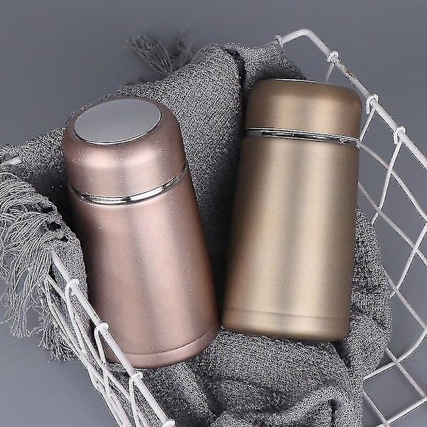 320ml Mini Söpö Kahvi Termospullot Ruostumattomasta Teräksestä Matka Juomavesipullo Termosmukit Ja MukitC[C]