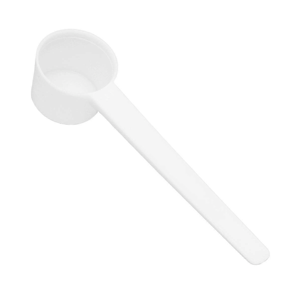 100 st 5g Plast Kaffemåttsked För Mjölkpulver Flytande Kryddor Återfyllningsbara Återanvändbara Kompatibla Skopor (vit) GuanGuan 10pcs