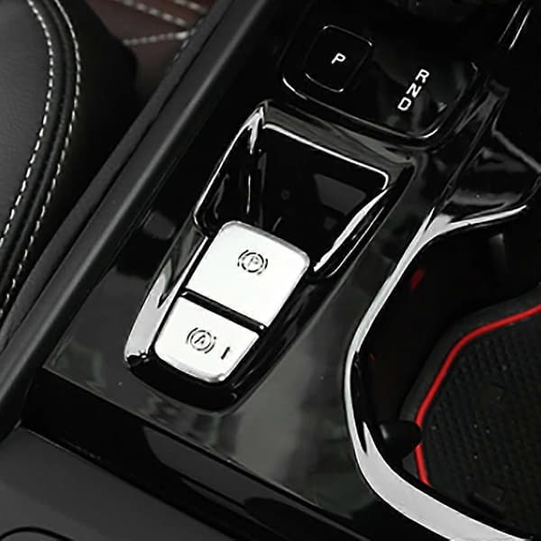 Bil Til Volvo Xc40 2017-2020 Håndbremse Knap Mærkat Sølv[D]