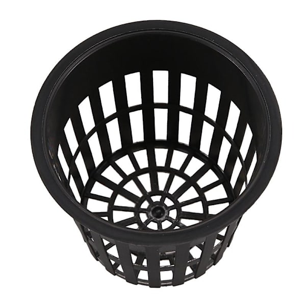 15 Pak 4 Tommer Net Cups Spaltede Mesh Bred Lip Filter Plant Net Pot Spand Kurv til Hydroponics