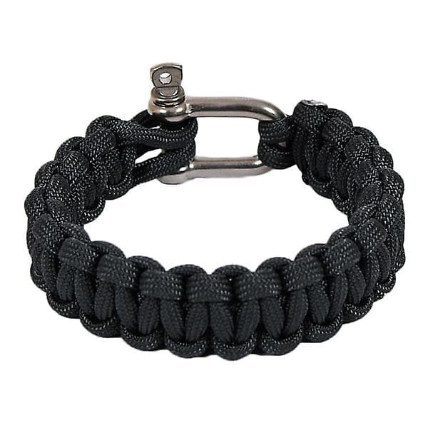 Armbånd Paracord Naimakka Classic Medium 21cm sort [kk]