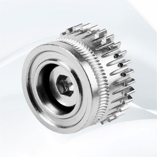Härdat Stål Extruder Växel för K1/K1C/K1 Max/Ender3v3/V3Plus Slitstark Dubbelväxel