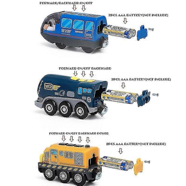 Batteridrevet Lokomotiv Togsett Kraftig Motor Bullet Elektrisk Togvogn Leker Passer For Biro Trejernbane Barn Gave[D] red train