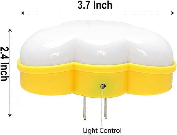 Sensor LED Nattlys Plug-in Nattlamper for Barn Voksne Drømmesenglampe Vegg Sky Nattlys[D]