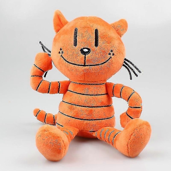 Anime Dog Man Plushie Legetøj Kat Li'l Petey Fyldt Dyr Blød Plys Dukke Bark Knight Sovepude Hjemmeindretning Børnefødselsdagsgave Cat