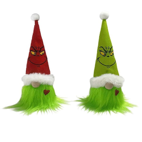Grinch Tomte Ornament 10cm Juledekoration[D] A