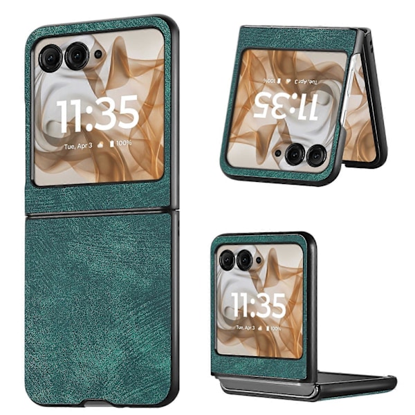 Läderfodral för Motorola Razr 50 Green