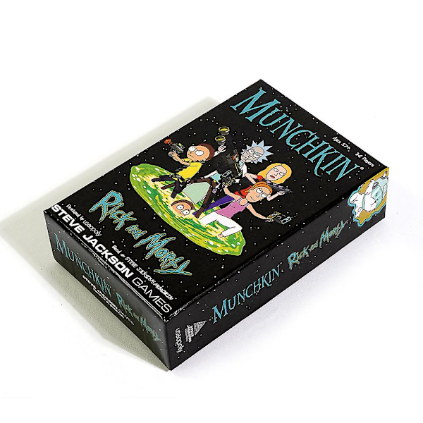 Rick and Morty Kortspel Adult Swim Munchkin Brädspel Licensierad Vara Munchkin Spel Från Steve