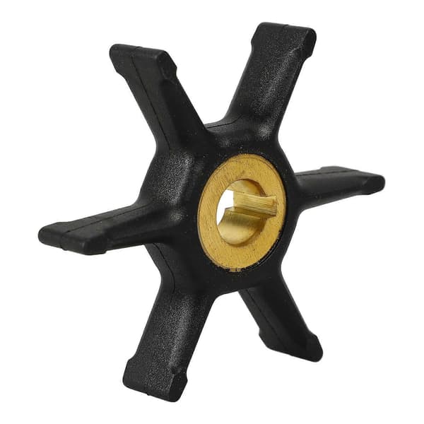 Vattenpump Impeller Ersättning Marin Vattenpump Impeller För Båtmodeller Metall Effektivt Vattenflöde 1St[D] Black 7.00X7.00X1.80CM