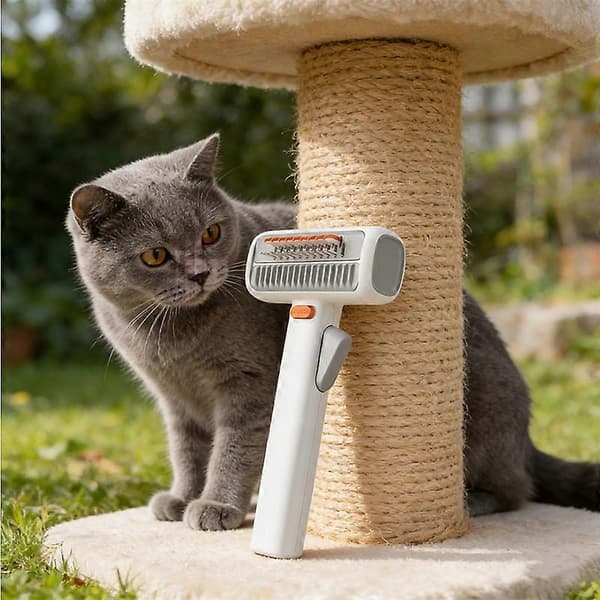 Kattkam för avmattning och fällning – tar effektivt bort löst hår (D)
