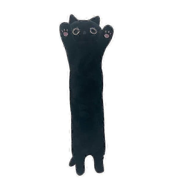 Lång Svart Katt Lång Katt Kudde Lång Katt Kudde Katt Sovkudde Sängkudde [D]