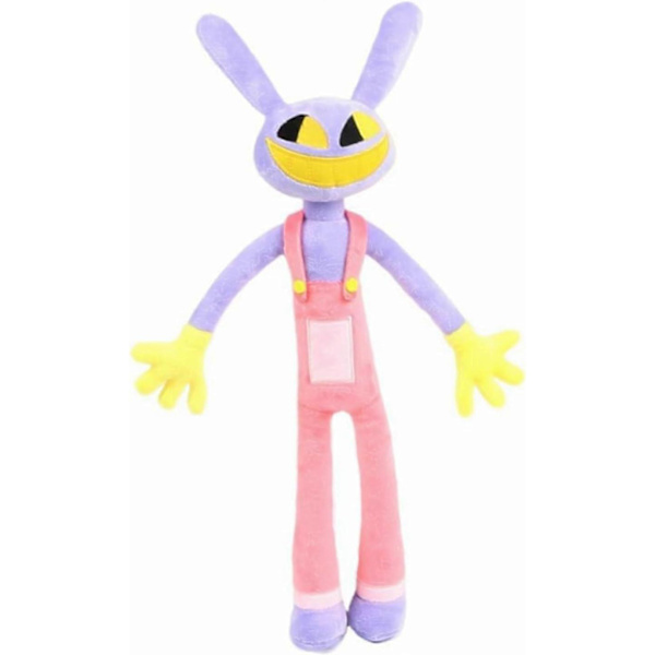 Den fantastiske Digital Circus Plush, 11,2\" Digital Circus Plush leker, Pomni og Jax Stoffdyr Plushie dukkegave til barn og fans (Jax)