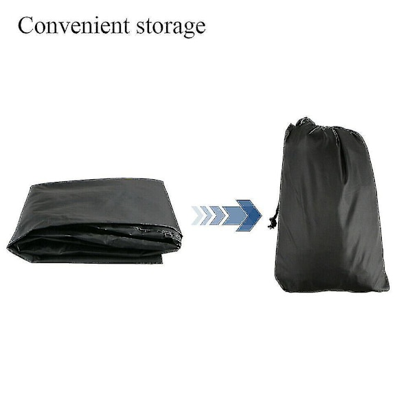 4-pakks Vanntette Dekkbeskyttere for Reservehjul, RV-Henger, Campingvogn - Anti-korrosjon Dekkbeskytter Black L