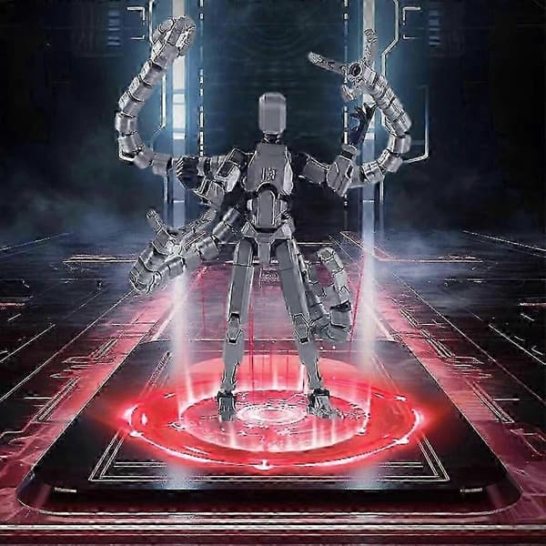 T13 Multi-leddet Actionfigur Tilbehør med 3D-printing, Leketøyssamling[D]