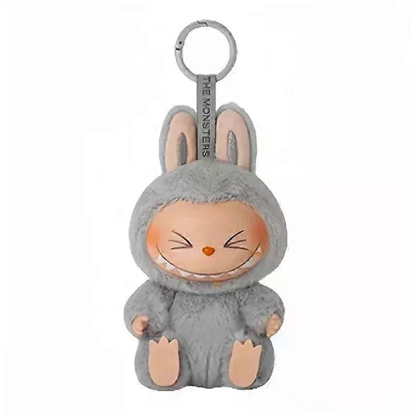 Labubu Monster Box Legetøj Hjerte Plysdukke Blind Box Model Pakke Nøglering Gave Bordplade Dekoration Børns Julegave[D] 6