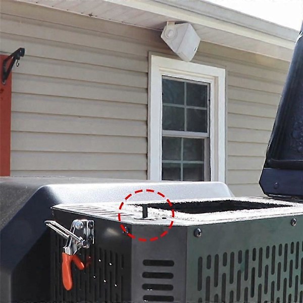 Erstatt Masterbuilt Hopper Lokk/Dør Bryter M/Skruer 9904190041 Passer for 560 / 800 /1050 XL Digital Charcoal Grill Røyker Black