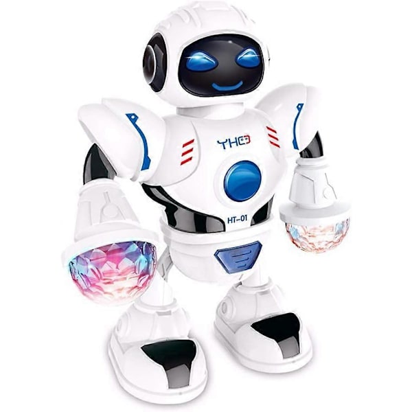 Elektronisk Robot Legetøj Smart Space Walking Dansende Robot, Syngende Musik Robot med Musikalske og Farverige Lys [D]