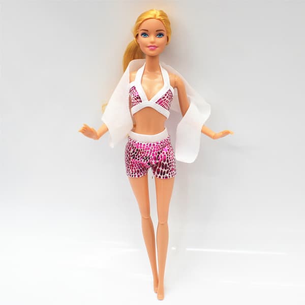 Dukke Barbie Tilbehør 30cm Badedragt Bikini Undertøj[D]