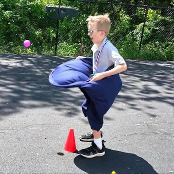Mummon Housut Piha Peli Lapsille Aikuisille Perhejuhlapeli Ulkokäyttöön Hauskat Hassut Pelipelit [D] Navy blue