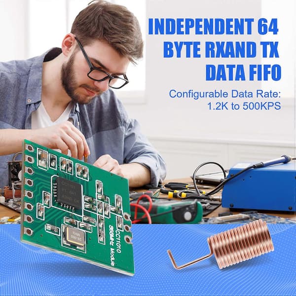 CC1101 868MHz Radio Transmisjonsantenne Transceivermodul