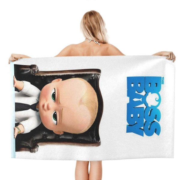(Baby Boss) Extra Stor Snabbtorkande Strandhandduk Sandresistent Mikrofiber, 132x81 cm, Ultra-Mjuk, Lättviktig för Resor, Simning #BYFN[D] 130x80cm