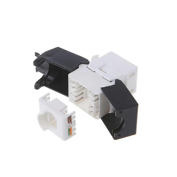 CAT6 RJ45 LAN Stik Keystone Jack Til Internet Netværk Plug Vægpanel 10 Stk.[D]