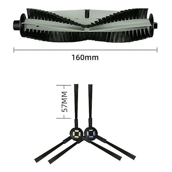 Støvsugerdeler for Silvercrest SSR1 SSRA1 for Ilife A7/A9S/X785/X750/X800 Robot