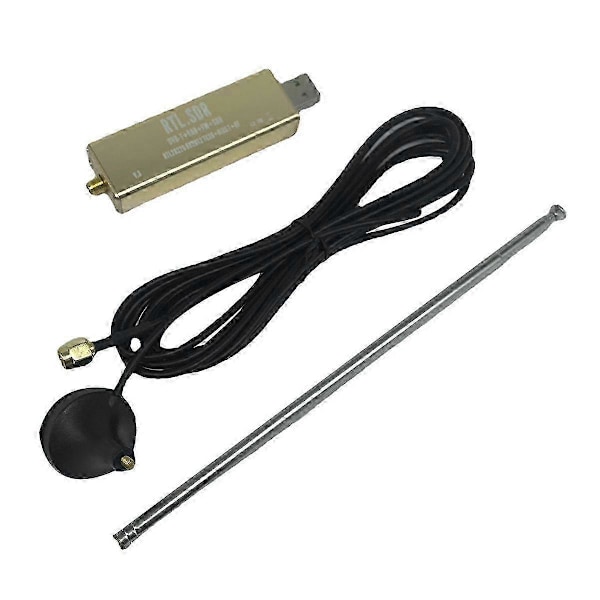 RTL SDR-mottagare V3 Pro 100KHz-1.7GHz Inbyggd TCXO för amatörradio SDR RTL Flygband ADSB för UHF VHF HF AM FM
