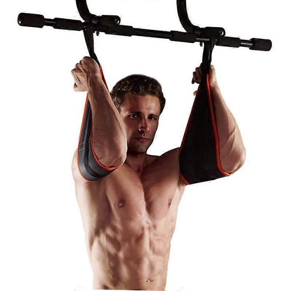 Fitness Maghängande Bälte för Mage Träningsremmar Stöd Pull-Up Sling[D] orange