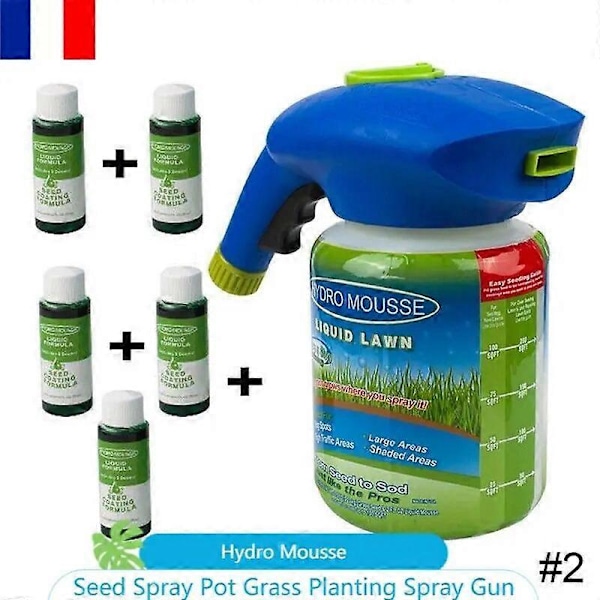 Gräsmatta Sprayare Frön Flytande Hydro Sådd System Mousse Hushåll Gräs Omsorg Bdliv