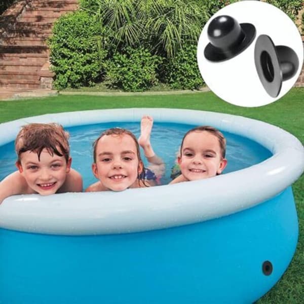 10 Intex poolpropper, udskiftningsbundpropper til poolfiltreringspumper, kompatible med Intex pools (sort)（D）