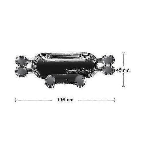 Universal Mobiltelefonholder Gravity Bracket Stativ Bil Luftventilfeste Smartphone Holder[D]