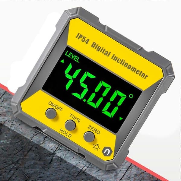 Præcis Digital Vinkelmåler LCD-display Magnetisk Base Hældningsmåler Vatterpas[D]