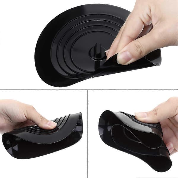 Vaskeprop Silikone Sort 15 cm Sort 15 cm[D]