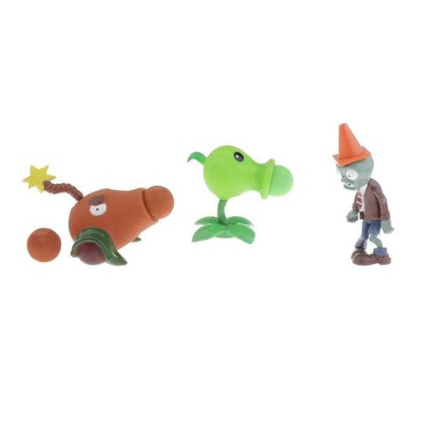 Planter mot zombier figurmodell leker for barn Stil2[D]