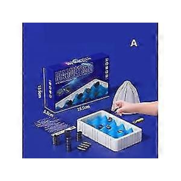 Magnetiskt Schackspel - Innovativt Strategispel för Bord med 20 Magneter för Barn & Vuxna