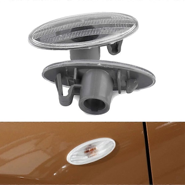 Sidemarkerlys Fenderlys Repeaterlampe Blinklys for Nissan Square Juke Leaf Note Micra M As shown