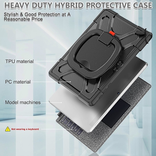 TPU + PC-fodral för MicroSoft Surface Go 1 / 2 / 3