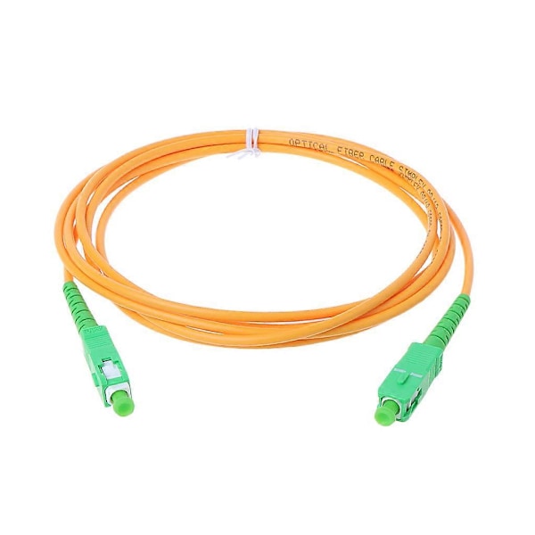 SC/APC-SC/APC-SM 3mm Fiberoptisk Jumperkabel Enkeltmodus Forlengelses Patchledning