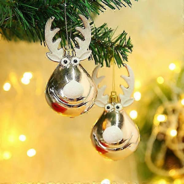 2 stk. Elg Juletræspynt [D]
