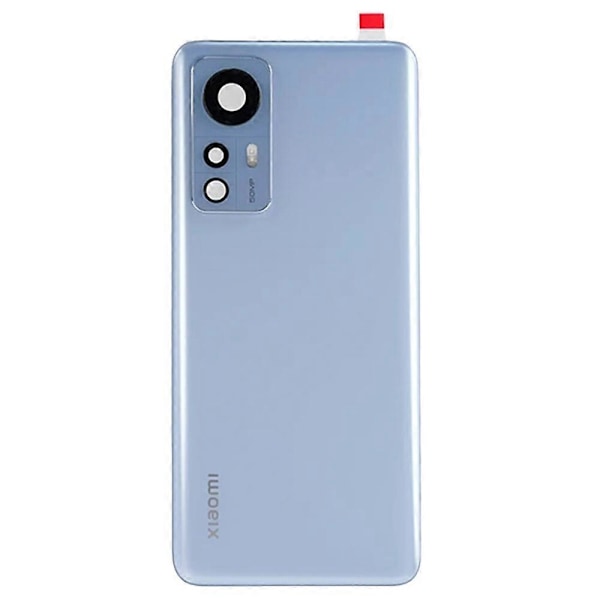 Bakre batteridekselet for Xiaomi 12 5G/12X 5G med kameraringlinsedeks - Reservedel Multicolor Style B
