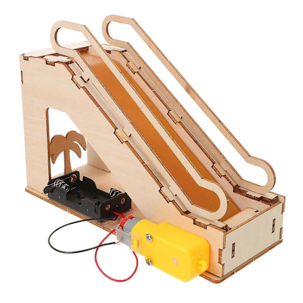 Teknisk uddannelseslegetøj Miniature Mekanisk Elevator Model Kit til Børn[D]