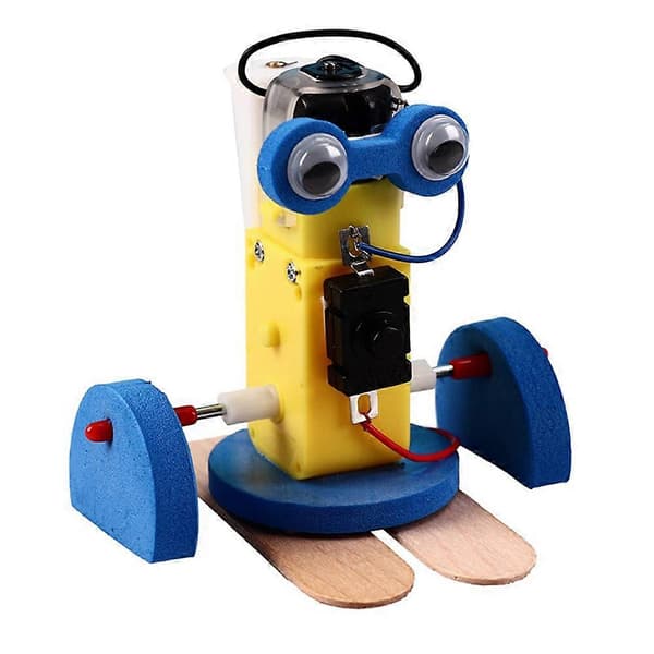 1 Sæt Mini DIY Samling Kravlende Robot Sæt Videnskab Teknologi Legetøj til Børn[D] 8X7CM